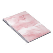 Blush Pink Pastel Marble Waterverf Notitieboek (Rechterzijde)