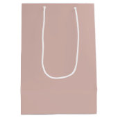 Blush Pink Pastel Wedding Medium Cadeauzakje (Achterkant)