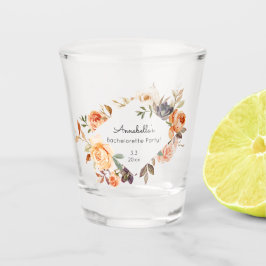 Blush Pink & Peach Bachelorette Party Shot Glas