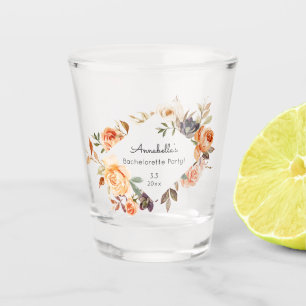 Blush Pink & Peach Bachelorette Party Shot Glas