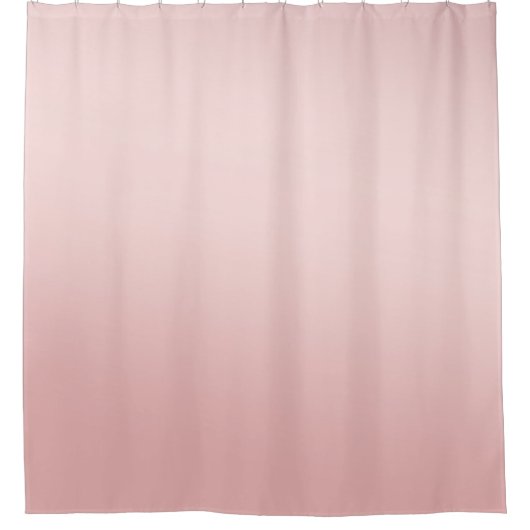 Blush Pink Peach Ombre Douchegordijn (Voorkant)