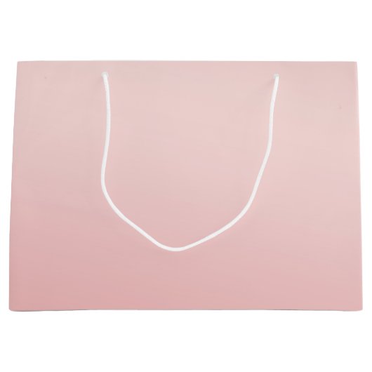 Blush Pink Peach Ombre Groot Cadeauzakje (Voorkant)