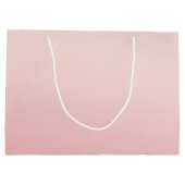 Blush Pink Peach Ombre Groot Cadeauzakje (Achterkant)