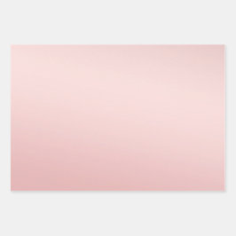 Blush Pink Peach Ombre Inpakpapier Vel