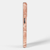 Blush Pink Peach Roos Gold Leopard Case-Mate iPhone Case (Achterkant / Rechts)