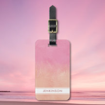 Blush Pink Peach Stijlvolle luxe Abstract chique S