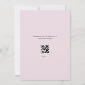 Blush Pink Peonies en Greenery Vrijgezellenfeest Kaart (Achterkant)