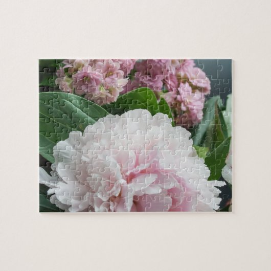 Blush Pink Peonies Legpuzzel (Horizontaal)