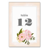 Blush Pink Peonies Waterverf Weddenschap Kaart (Achterkant)