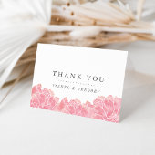 Blush Pink Peonies Weddenschap Bedankt