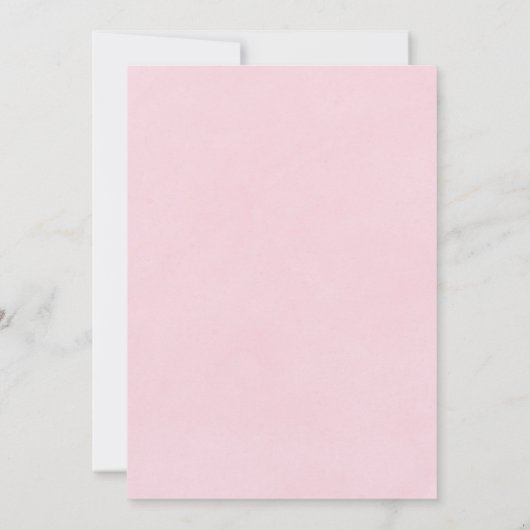 Blush Pink Peony Anemone Gold Brunch & Bubble Kaart (Achterkant)