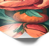 Blush Pink Peony Canvas Kunst Foto Afdruk (Hoek)