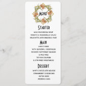 Blush Pink Peony Edge Menu (Voorkant)