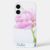 Blush Pink Peony | Floral iPhone Case (Achterkant)