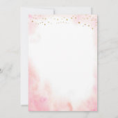 Blush Pink Peony Oh La French Cafe Verjaardag Kaart (Achterkant)