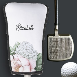 Blush Pink Peony Personalized Golfheadcover