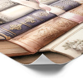 Blush Pink Peony Storybook Theme Bridal Shower  Poster (Hoek)