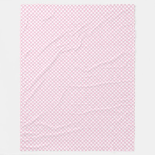 Blush Pink Plaid Deken Tijdloze Check Style (Voorkant)