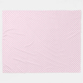 Blush Pink Plaid Deken Tijdloze Check Style (Voorkant (Horizontaal))