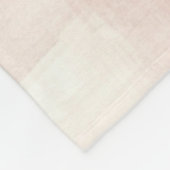 Blush Pink Plaid Stripes Fleece Deken (Hoek)