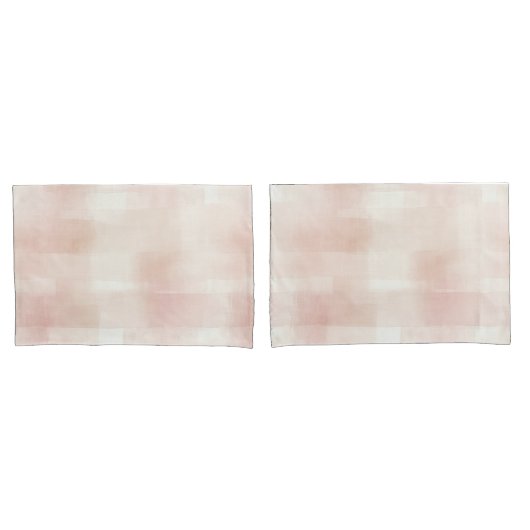 Blush Pink Plaid Stripes Kussensloop (Voorkant-Set)