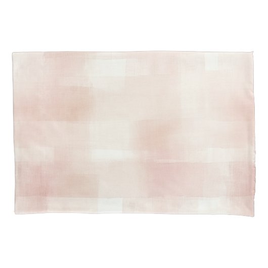 Blush Pink Plaid Stripes Kussensloop (Voorkant-Links)