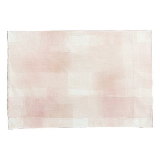 Blush Pink Plaid Stripes Kussensloop (Voorkant-Rechts)