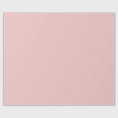 Blush Pink Plain Solid Color  Cadeaupapier (Vlak)