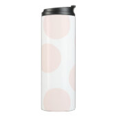 Blush Pink Pot Simple Personal Thermal T Thermosbeker (Gedraaid links)