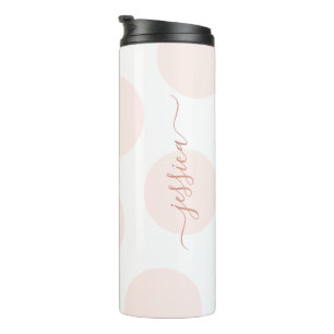 Blush Pink Pot Simple Personal Thermal T Thermosbeker