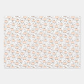 Blush Pink Pumpkin Mom wordt gefeliciteerd Inpakpapier Vel (Voorkant 3)