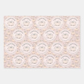 Blush Pink Pumpkin Mom wordt gefeliciteerd Inpakpapier Vel (Voorkant)