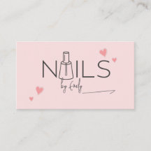 Blush Pink QR CODE Nail Salon