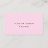 Blush pink qr code social media foto visitekaartje (Voorkant)