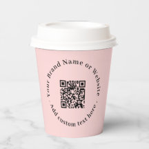Blush Pink QR | Modern Business Promotional Design
