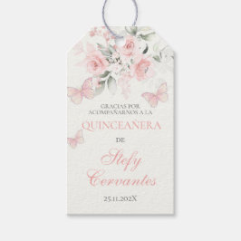 Blush Pink Quinceanera Cadeaulabel