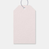 Blush Pink Quinceanera Cadeaulabel (Achterkant)