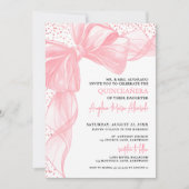 Blush Pink Quinceanera Kaart (Voorkant)