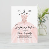 Blush Pink Quinceañera Roya Gown White Kaart (Staand voorkant)