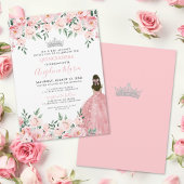 Blush Pink Quinceanera uitnodiging