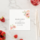 Blush Pink Ranunculus Floral Wedding Servet (Insitu)