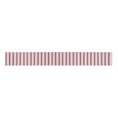Blush Pink Red Stripes Christmas Grosgrain Lint (Voorkant)