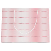 Blush Pink Ribbon Vrijgezellenfeest Groot Cadeauzakje (Voorkant)