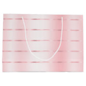 Blush Pink Ribbon Vrijgezellenfeest Groot Cadeauzakje (Achterkant)