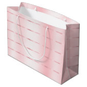 Blush Pink Ribbon Vrijgezellenfeest Groot Cadeauzakje (Achterkant Gekanteld)