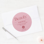 Blush Pink Ronde Product Label (Envelop)