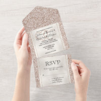 Blush Pink Roos Glitter Hecht