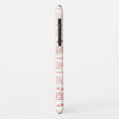 Blush Pink - Roos Gold Boho Hand getekend Patroon Case-Mate iPhone Case (Achterkant/links)