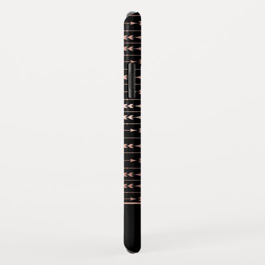 Blush Pink - Roos Gold Boho Pattern Monogram Case-Mate iPhone Case (Achterkant/rechts)