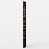 Blush Pink - Roos Gold Boho Pattern Monogram Case-Mate iPhone Case (Achterkant/links)